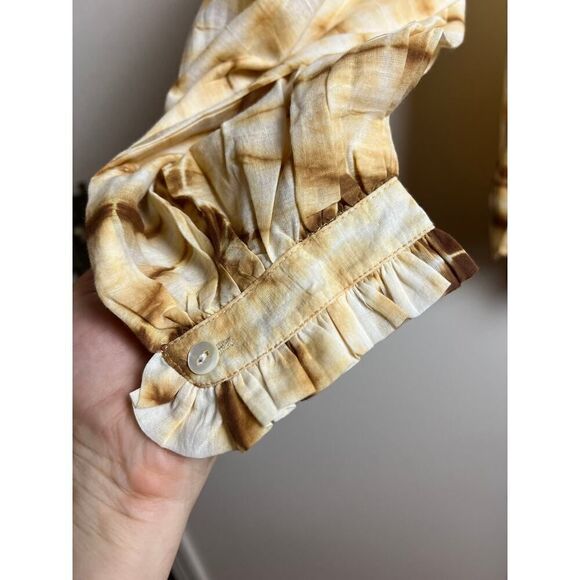 Alix of Bohemia Poet Blouse in Sunrise Shibori NWT Sz. M - Picture 8 of 9